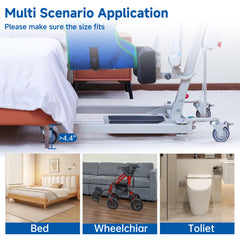 Stand Up Electric Patient Lift, Sit to Stand, Electric Power Patient Lift, Full Body Patient Transfer Lifter for Home Use and Facilities, 400 lb. Weight Capacity. Rechargeable Battery